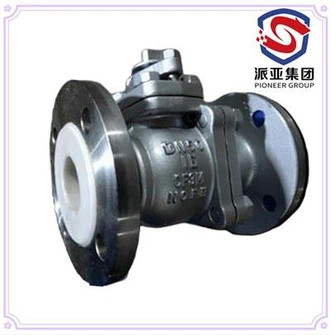 Сталеві клапани PTFE облицьовані